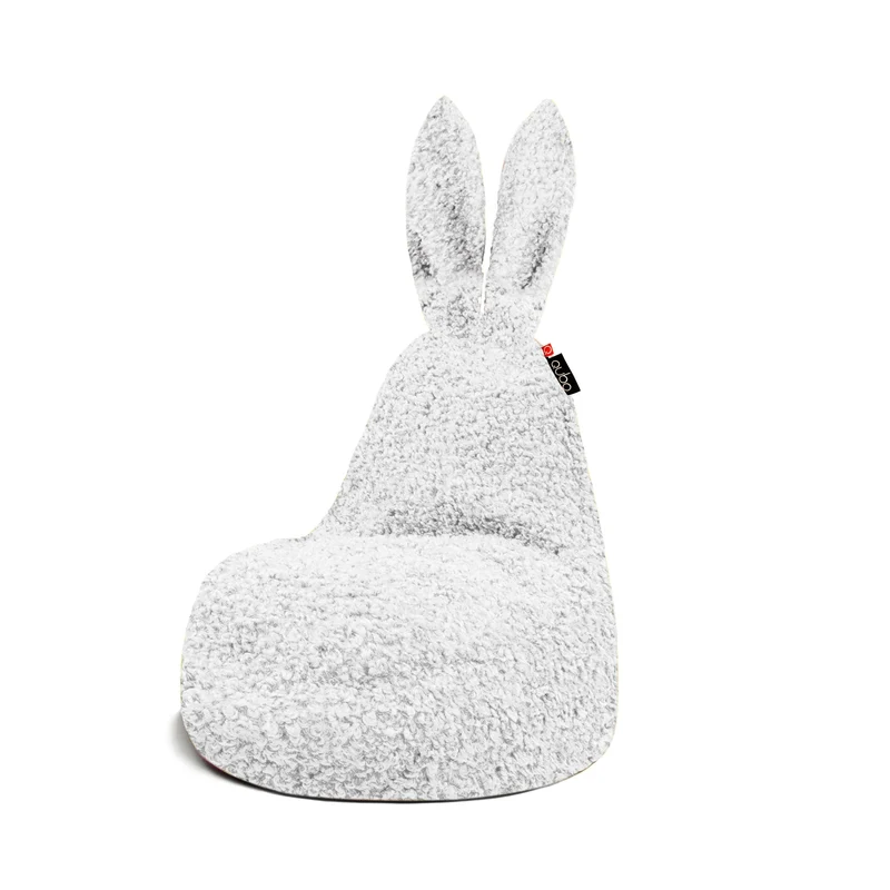 Pouf pour enfant Mommy Rabbit – tissu FLUFFY doux et moelleux