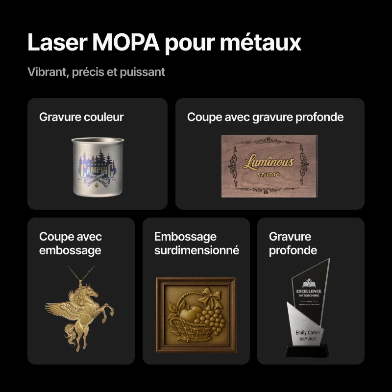 xTool F2 Ultra – Graveur Laser Double MOPA 60W + Diode 40W