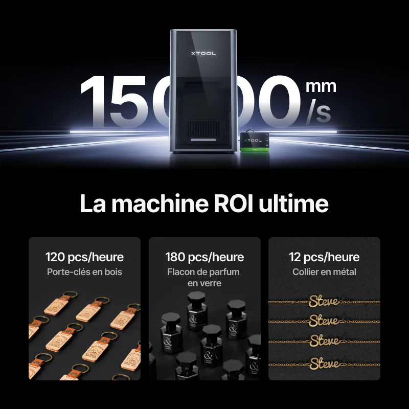 xTool F2 Ultra – Graveur Laser Double MOPA 60W + Diode 40W