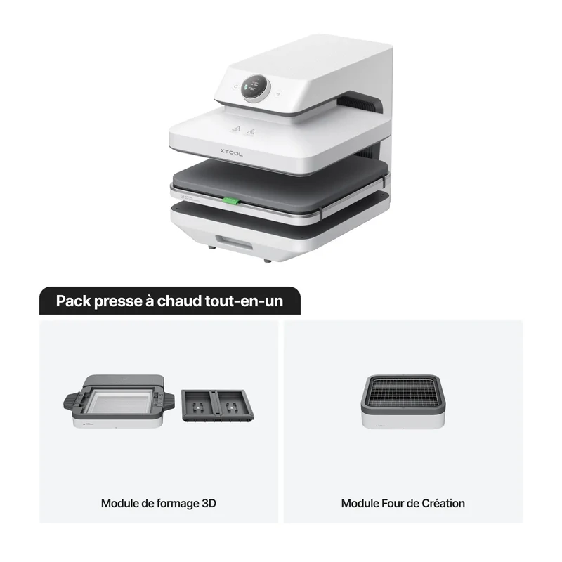 xTool WonderPress - Presse à chaud automatique 3D