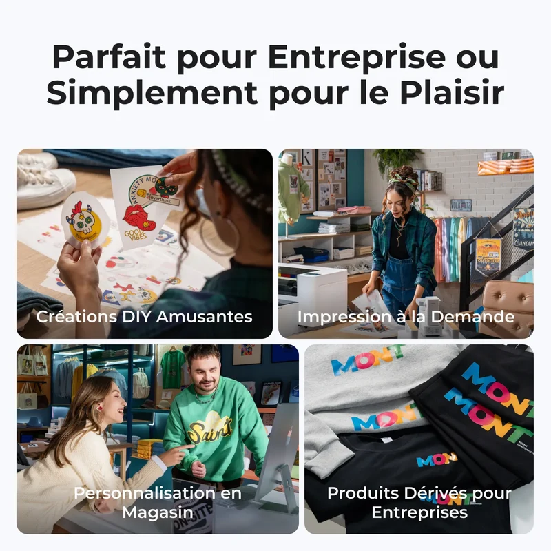 xTool Apparel Printer Plus- Imprimante Textile DTF en un clic
