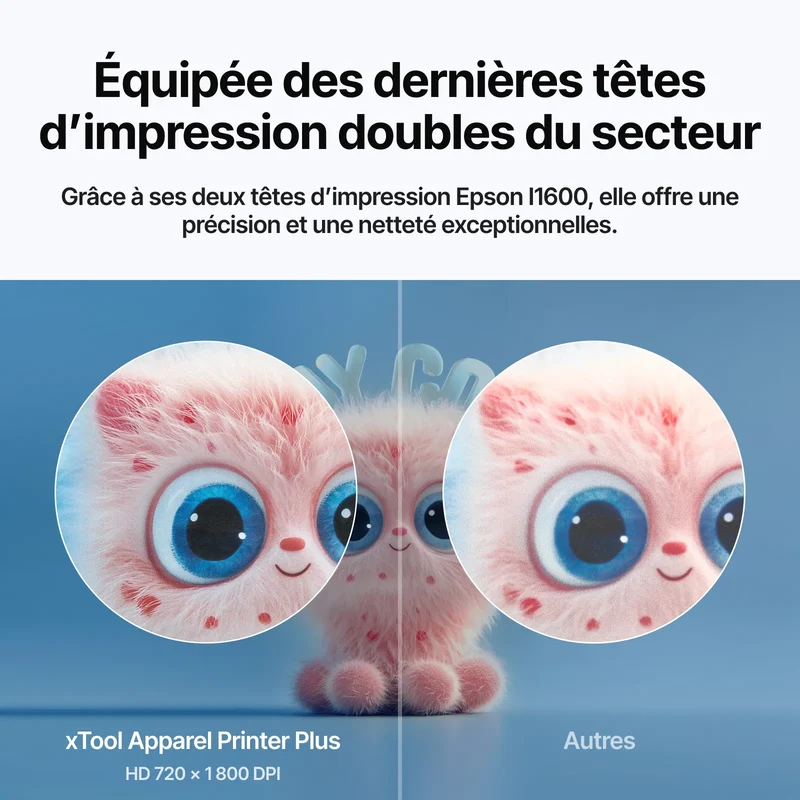 xTool Apparel Printer Plus- Imprimante Textile DTF en un clic