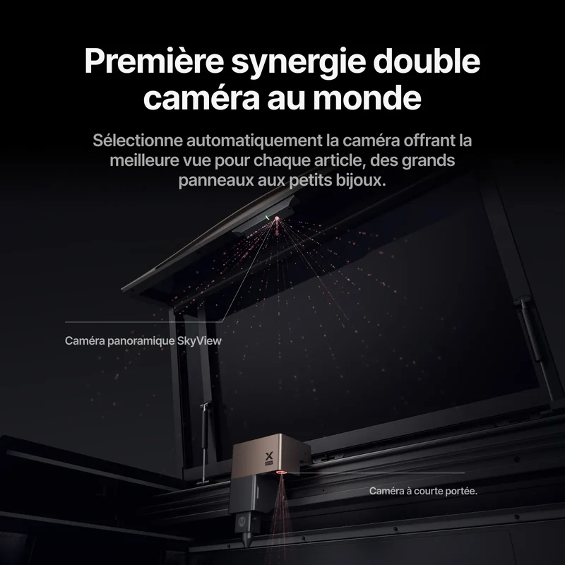 xTool P3 – Découpeur laser CO2 80 W avec Automatisation Intelligente