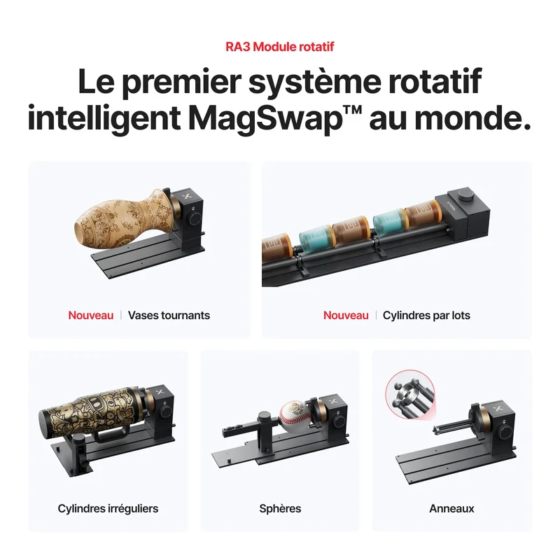 xTool P3 – Découpeur laser CO2 80 W avec Automatisation Intelligente