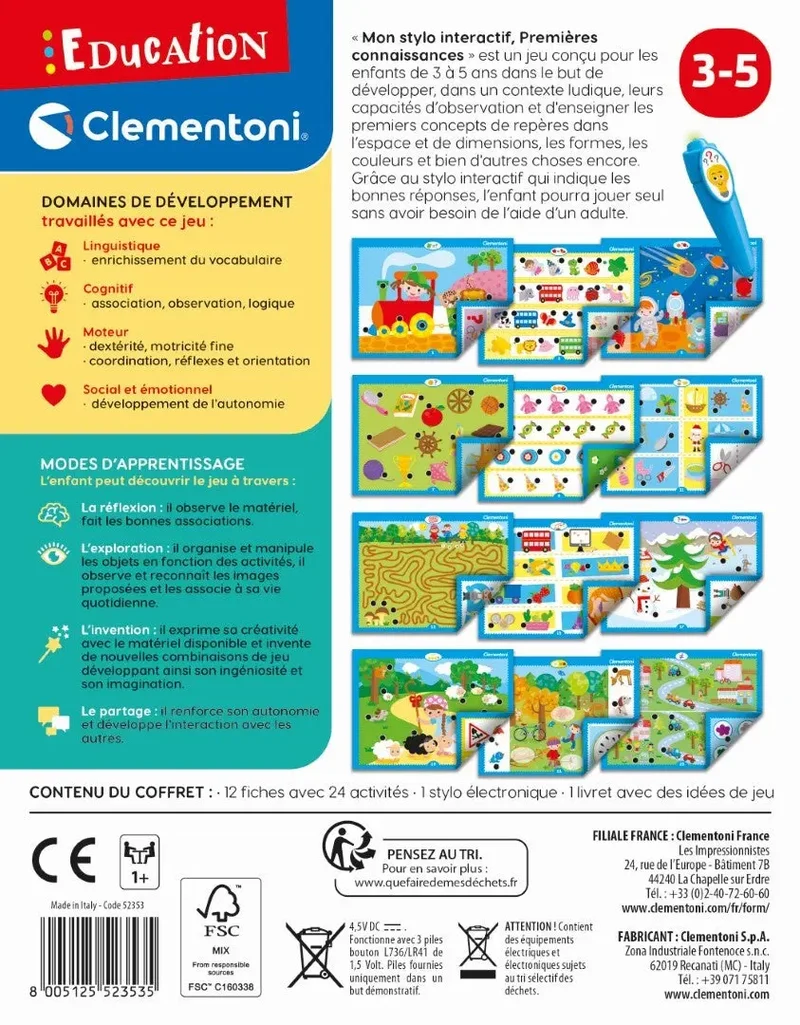 Mon stylo interactif - Premières connaissances
