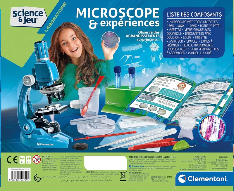 La science au microscope pour enfant CLEMENTONI