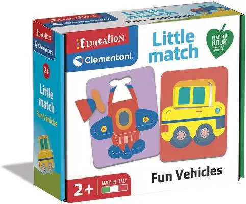Little Match - Véhicules, mini puzzles educatifs