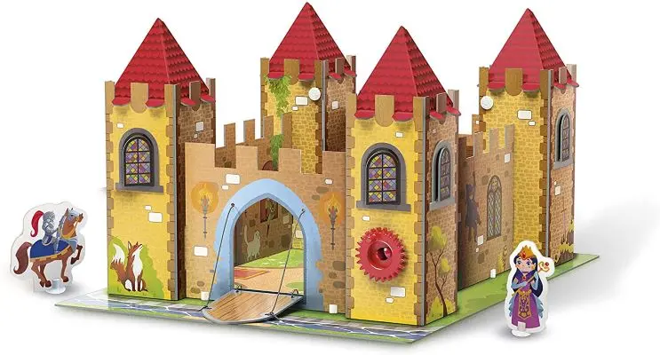 Assemble et joue : Le chateau a assembler pour enfant