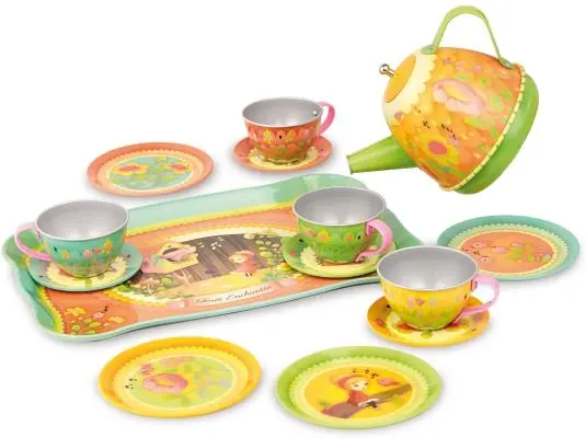 Dinette musicale, dinette en métal pour enfant VILAC