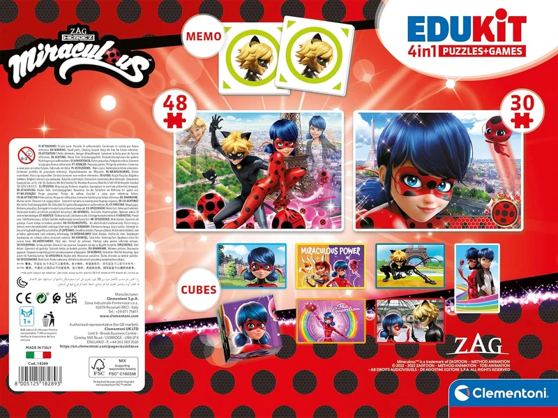 Edukit 4 en 1 - Miraculous