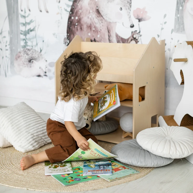 Étagère Montessori 2 en 1