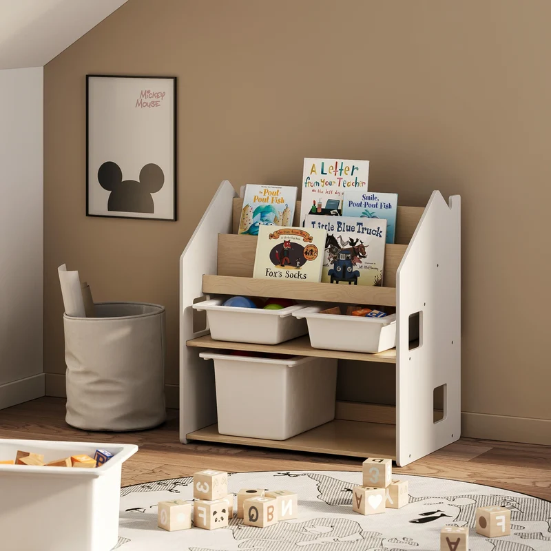 Étagère Montessori 2 en 1