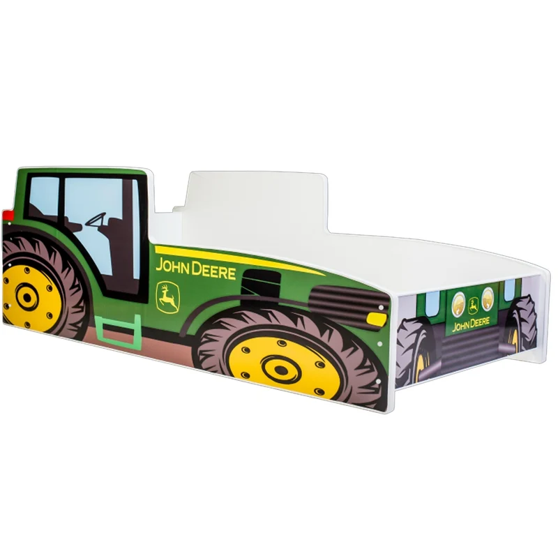 Lit tracteur FARMI avec étagère et boîtes, Ensemble BusyKids