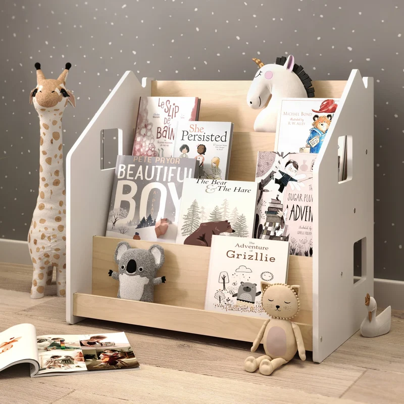 Lit enfant ERYK-ONE avec bibliothèque, Ensemble BusyKids