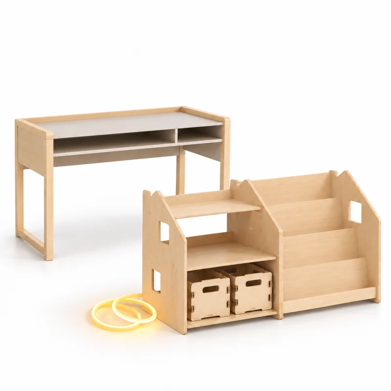 Lit superposé DREAM-HOUSE avec composition au choix, Ensemble BusyKids