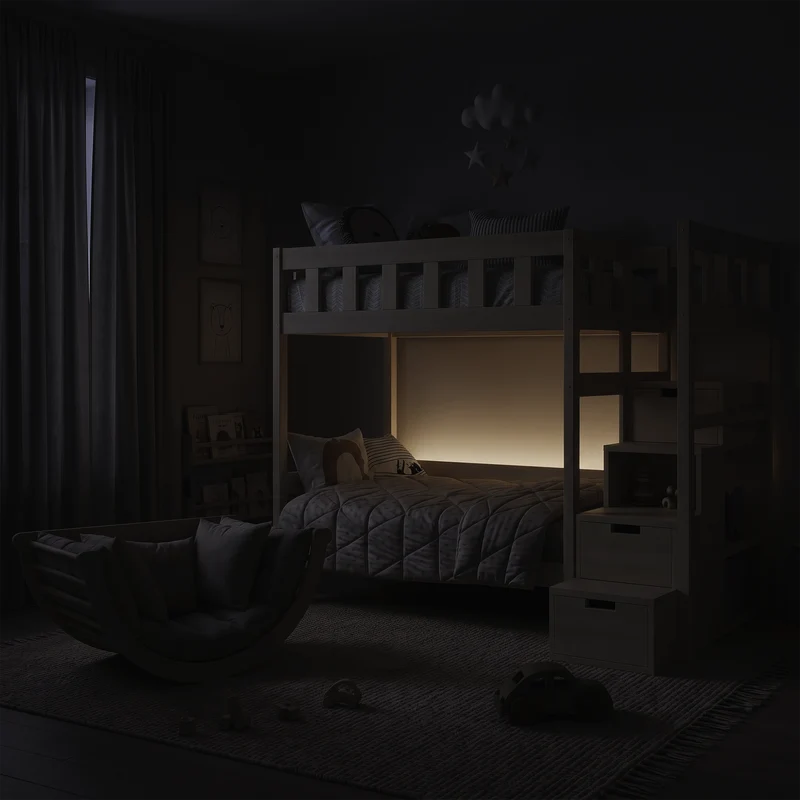 Lit superposé TOTO-TWIN MAX avec composition au choix, Ensemble BusyKids