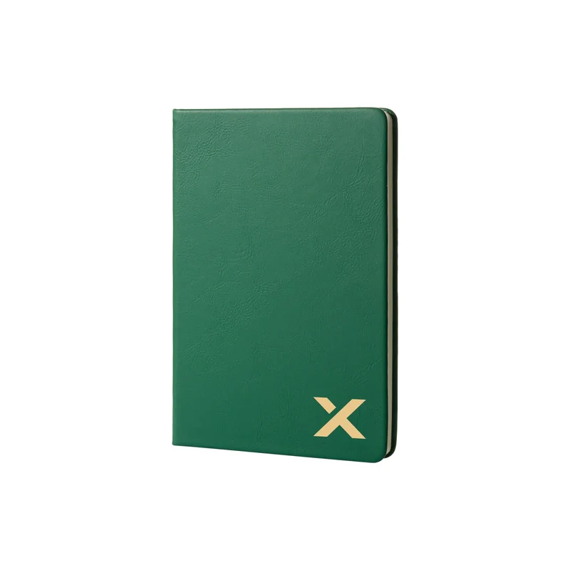 Carnet A5 en similicuir PU gravable au laser (100 pages)