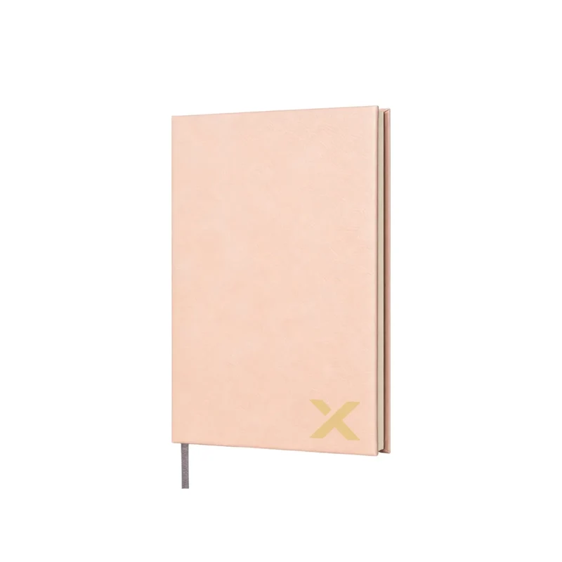 Carnet A5 en similicuir PU gravable au laser (100 pages)