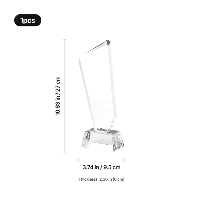Trophée K9 à bord incliné avec décor gravé Sélection xTool