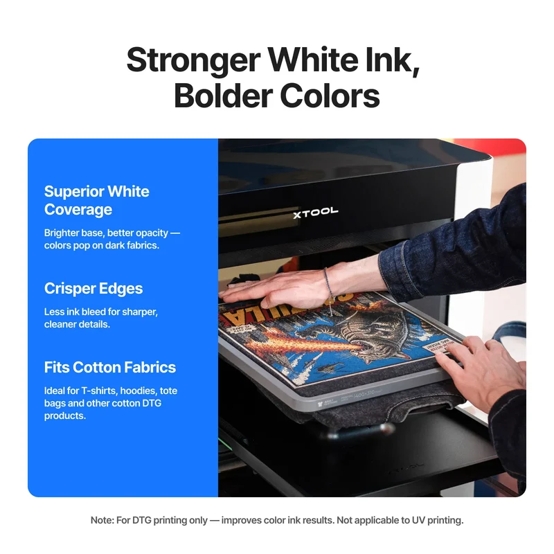 xTool Selected Solution de prétraitement d'encre pour O1 Omni Printer