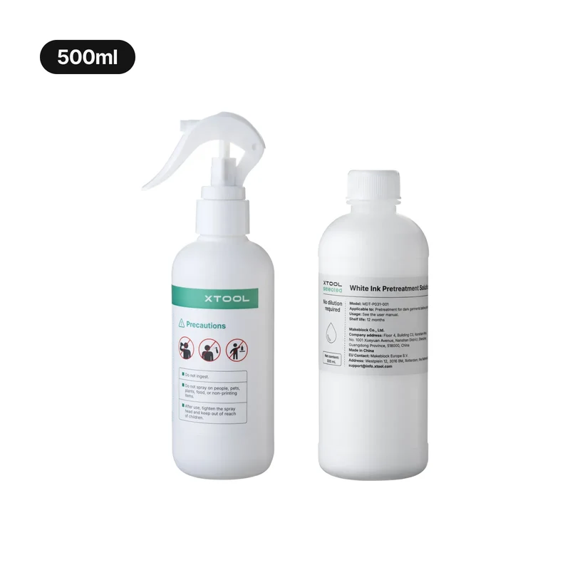 xTool Selected Solution de prétraitement d'encre pour O1 Omni Printer