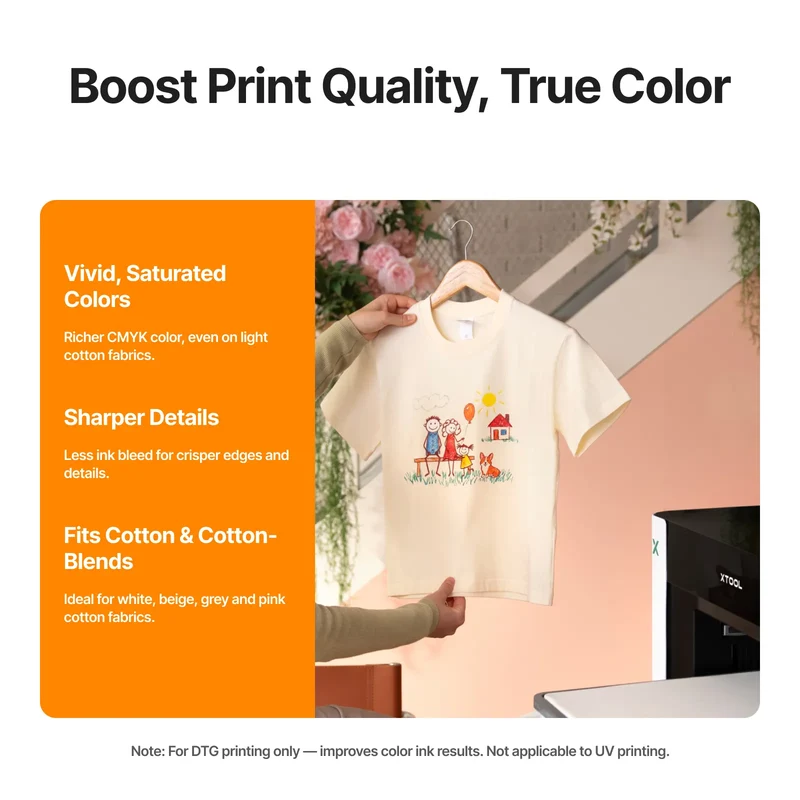 xTool Selected Solution de prétraitement d'encre pour O1 Omni Printer