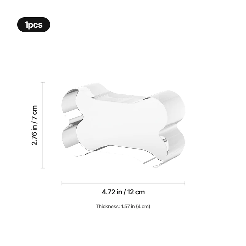 Cristal K9 en Forme d'Os (1 pc)
