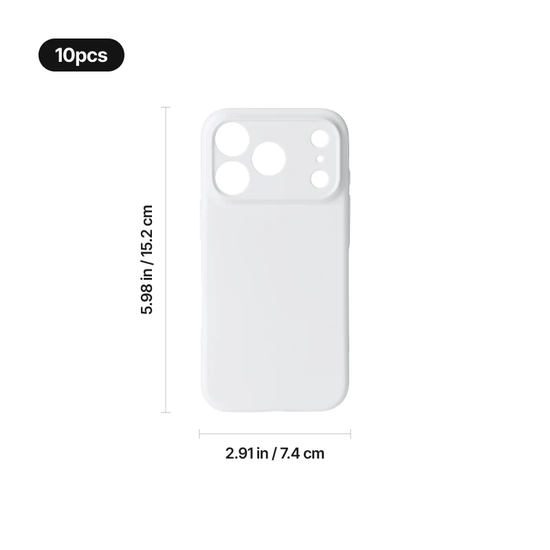 Coques de Téléphone pour Sublimation (10 pcs)