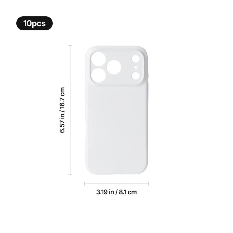 Coques de Téléphone pour Sublimation (10 pcs)