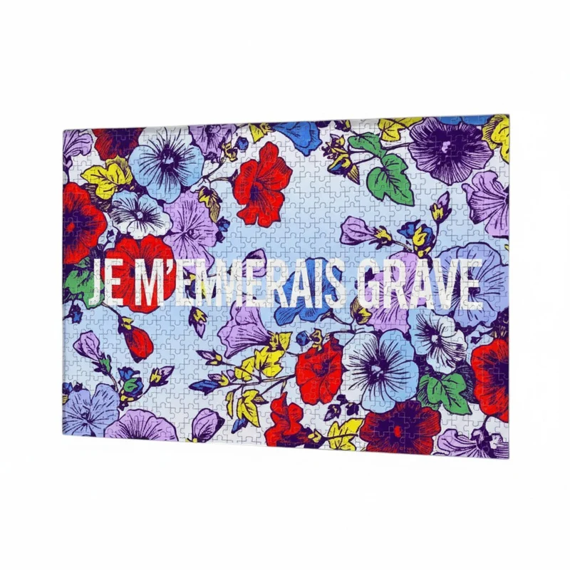 Puzzle 1000 pièces – Je m’emmerdais Grave (Piece & Love) | Made in France