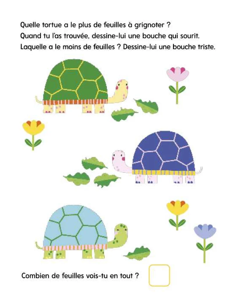 Mes Premières Activités – J’Observe, Je Compte, J’Entoure | Cahier Maternelle