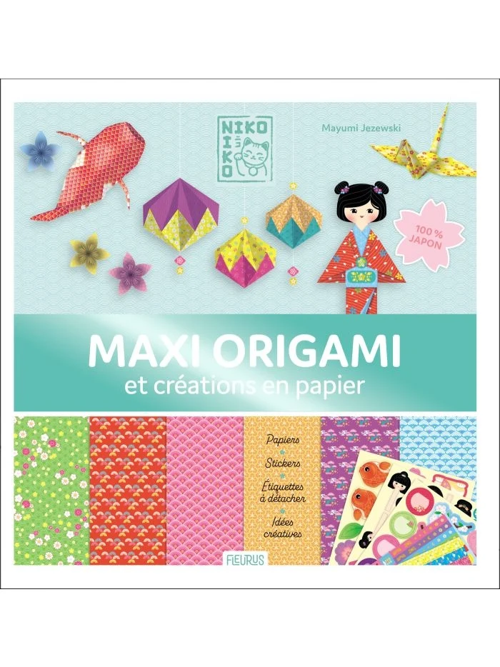 Maxi Origami & Créations en Papier – 100% Japon Niko-Niko | Papiers, Stickers & Décos