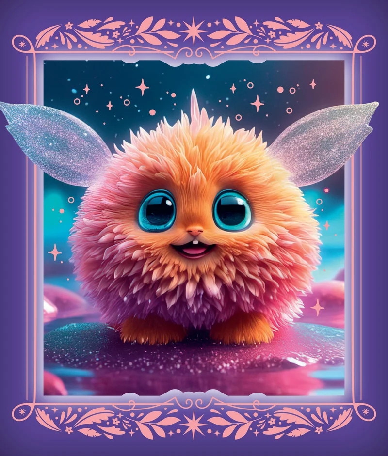 Cartes à gratter étincelantes – Animaux mignons