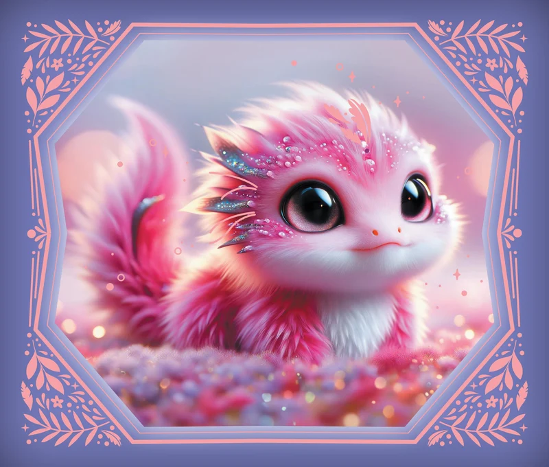 Cartes à gratter étincelantes – Animaux mignons
