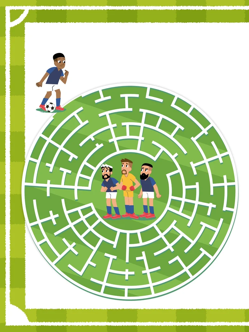 Coloriages et Jeux – 100% Foot | Quiz, Labyrinthes & Activités Football