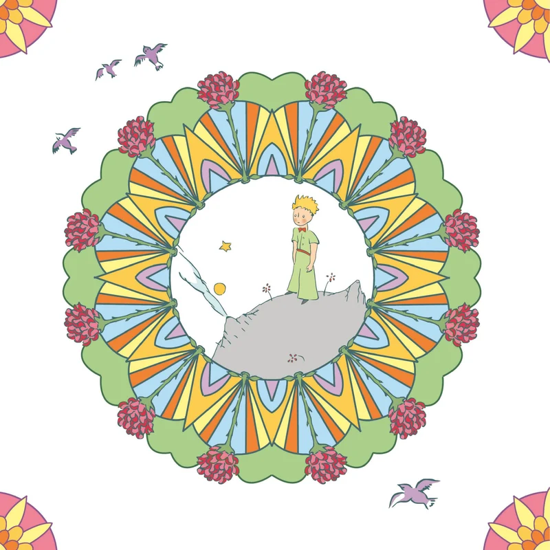 Les Mandalas du Petit Prince – 30 Coloriages Grand Format | Enfant & Adulte