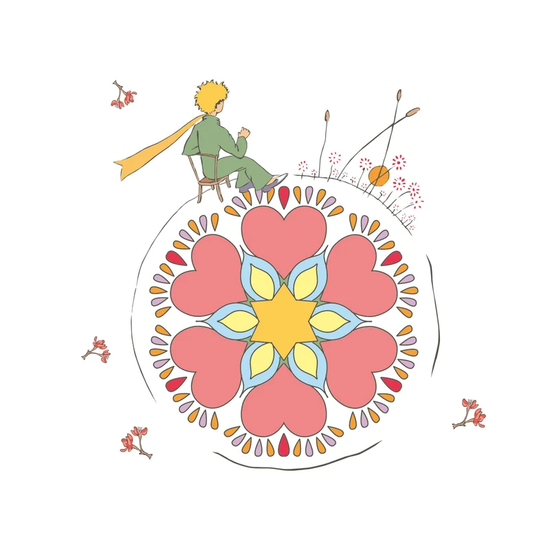 Les Mandalas du Petit Prince – 30 Coloriages Grand Format | Enfant & Adulte
