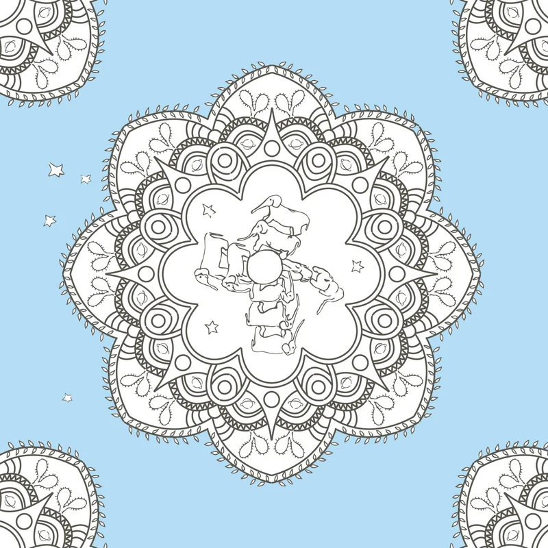 Les Mandalas du Petit Prince – 30 Coloriages Grand Format | Enfant & Adulte