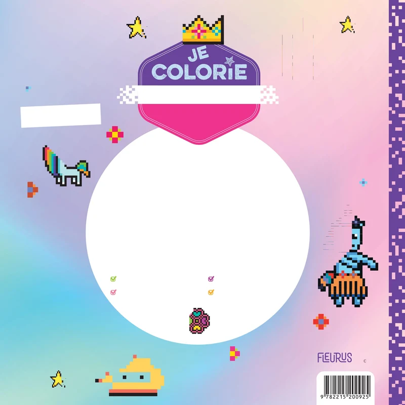 Je colorie en pixels – Les Licornes Magiques | Livre Pixel Art Enfant
