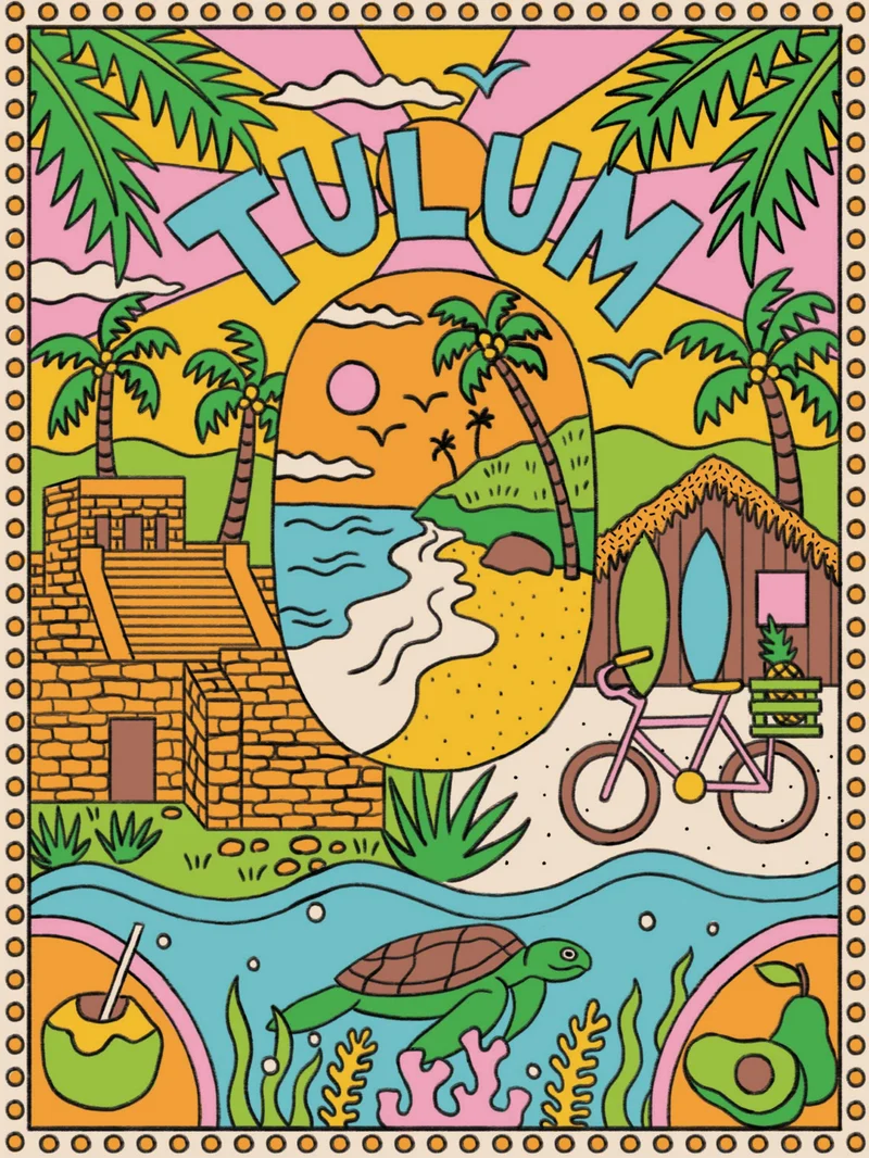 Villes de Rêve – 12 Affiches à Colorier 30x40 cm | Livre de Coloriage Adulte