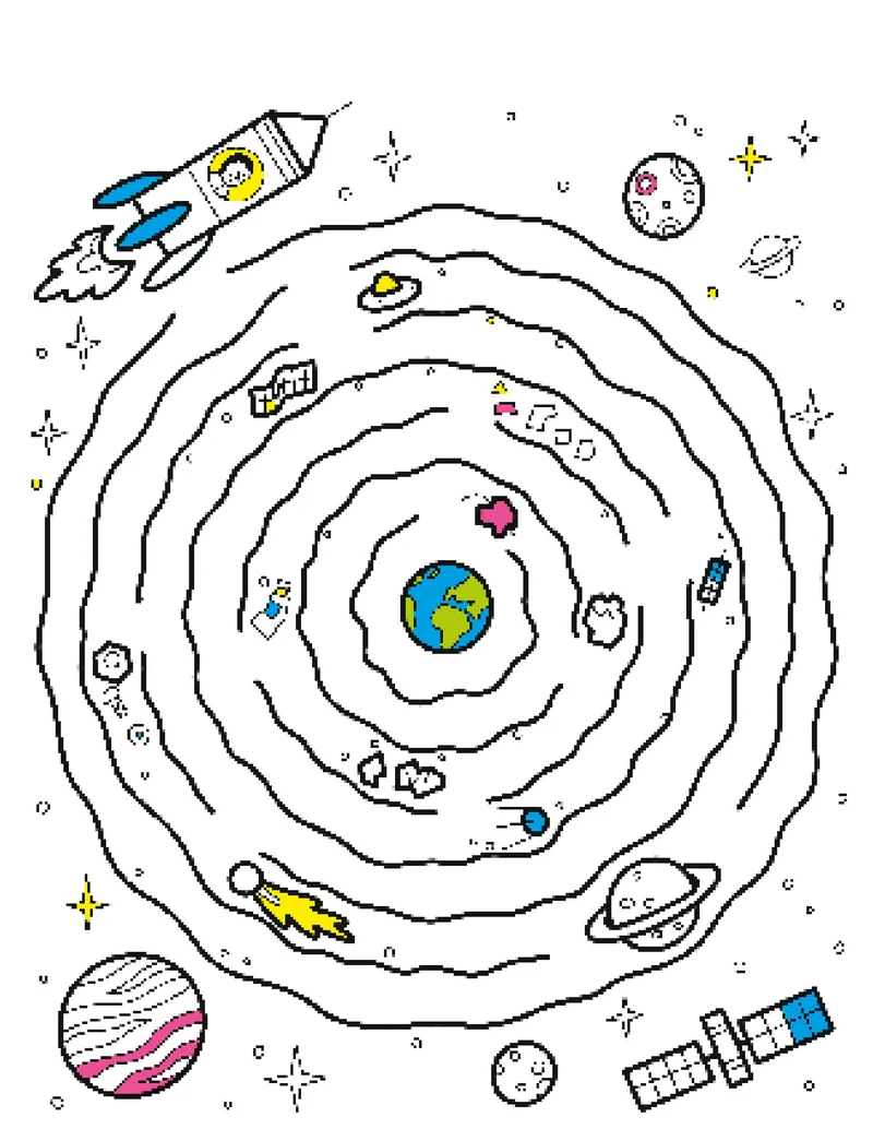Mon Grand Coffret de Jeux à Colorier – 12 Feutres et 32 Pages d’Activités