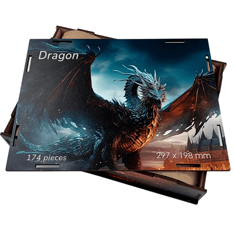 Puzzle en bois Dragon BusyKids