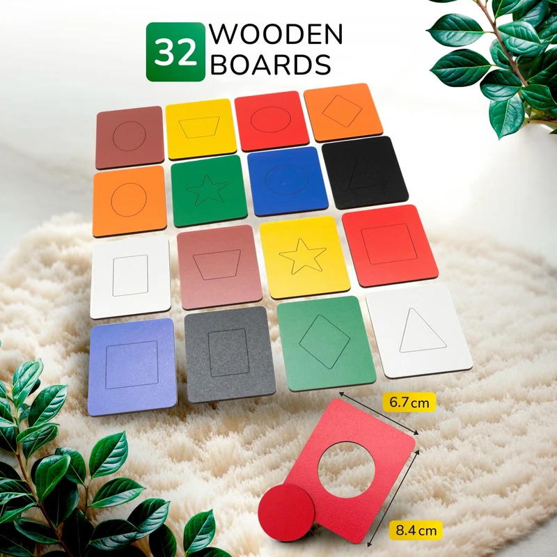 Tablettes de Seguin en bois BusyKids