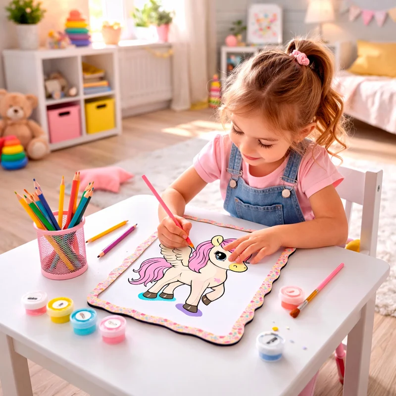 Kit créatif Peinture par numéros Licorne BusyKids