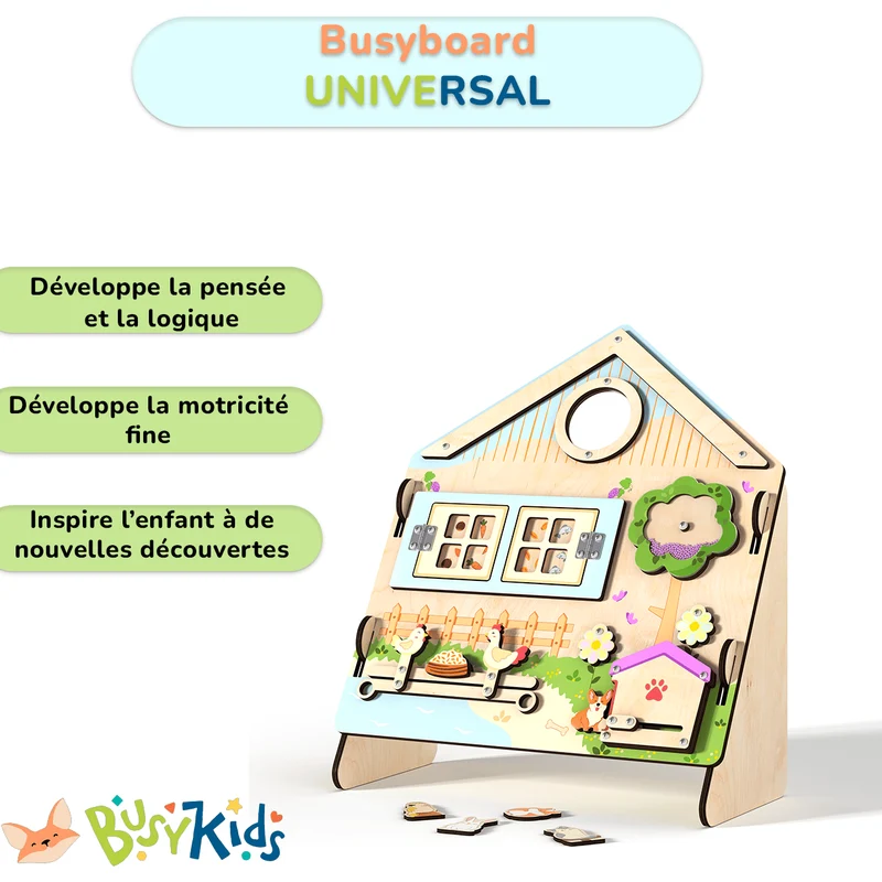 Le Busyboard UNIVERSAL de BusyKids