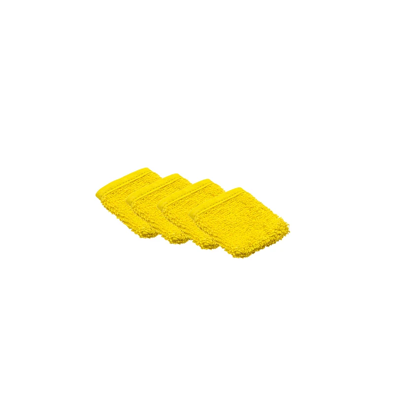 Lot de 4 mini gants à doigt jaunes