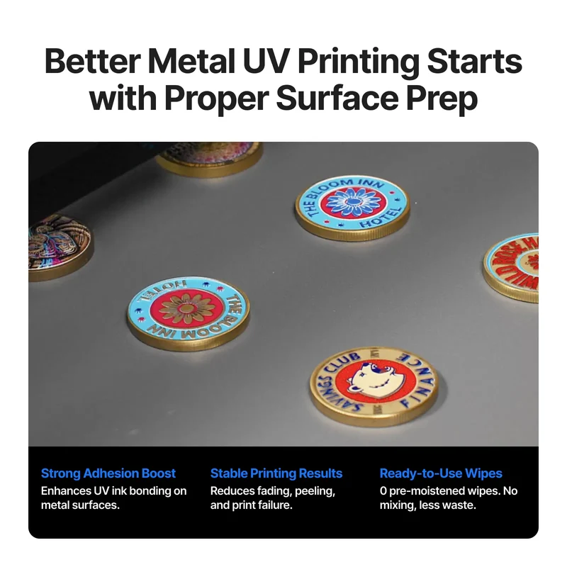 Lingettes d'Apprêt d'Impression UV pour xTool O1 Omni Printer