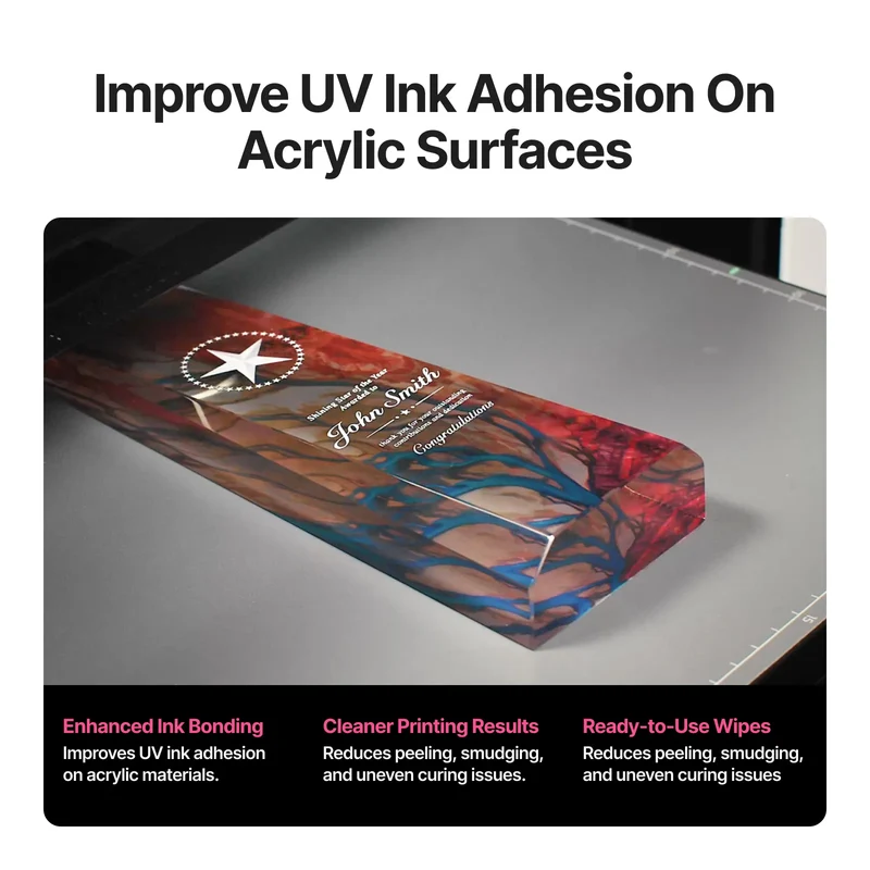 Lingettes d'Apprêt d'Impression UV pour xTool O1 Omni Printer