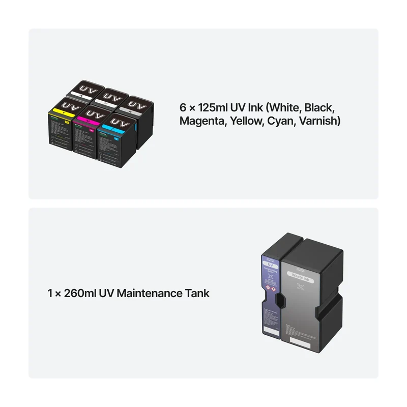 Kit d'Encre Essentiel pour xTool O1 Omni Printer