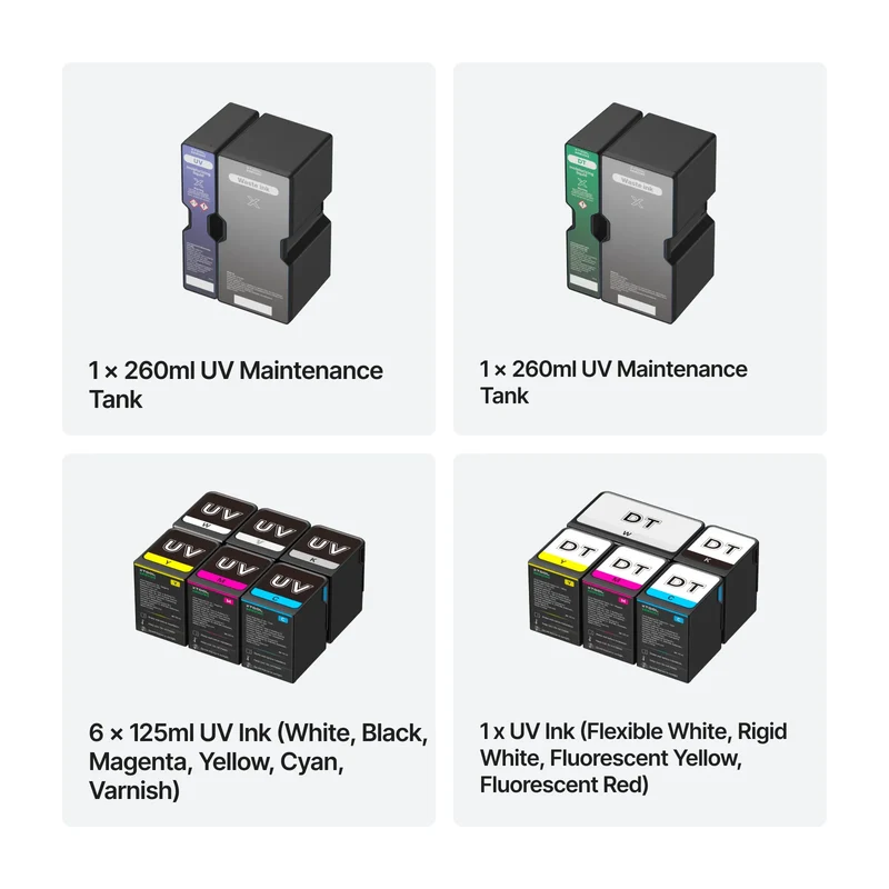 Kit d'Encre Essentiel pour xTool O1 Omni Printer